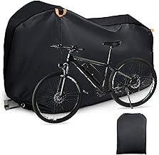 Bicycle Cover, Waterproof, Anti-Theft, Fits 29 Inches, Made of Thick 210D Oxford Fabric, Tear Resistant, UV Protection, One-Touch Buckle & Keyhole, Protects Bicycles from Heavy Rains, UV Rays, Dust