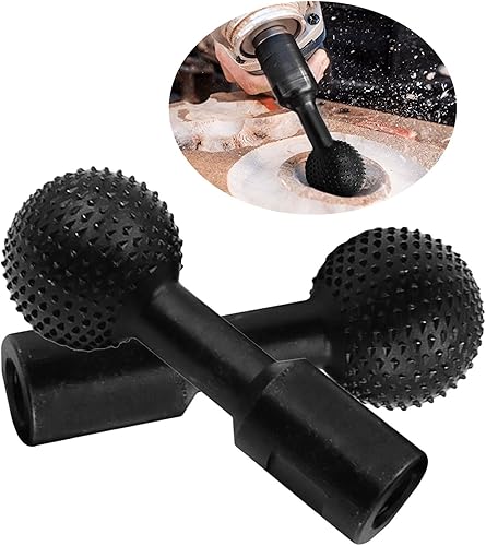 Miniatura 2 de 2 rebabas rotativas esferas, accesorios para amoladora angular de bola con roscas de 58-11 para amoladora angular de 4 12 y 5 pulgadas, para tallar
