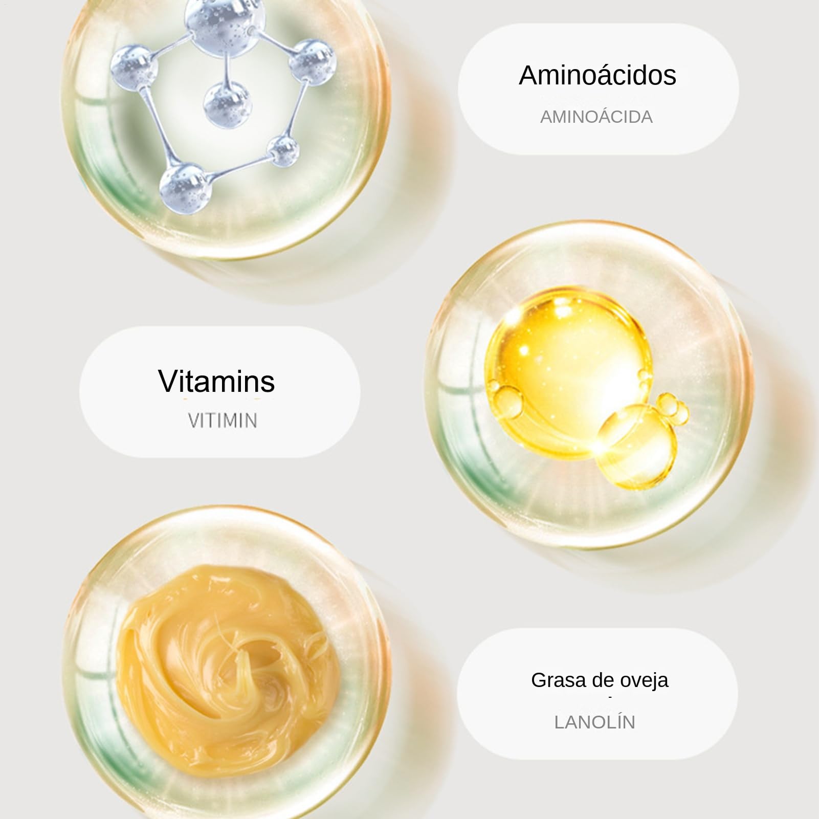 Champú para Gatos Sin Pelo | Crema Limpiadora Desengrasante para Mascotas | Champú Hidratante en Crema 500G para Rutina Diaria de Baño de Cola Higiene Oídos Aseo Mascotas