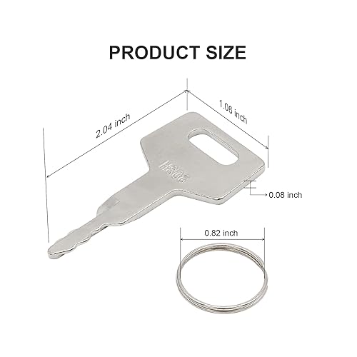 Miniatura 4 de H806 17001-00019 Llave de interruptor de encendido para excavadora Takeuchi compatible con cargador de cadenas CTL y mini excavadoras de caja