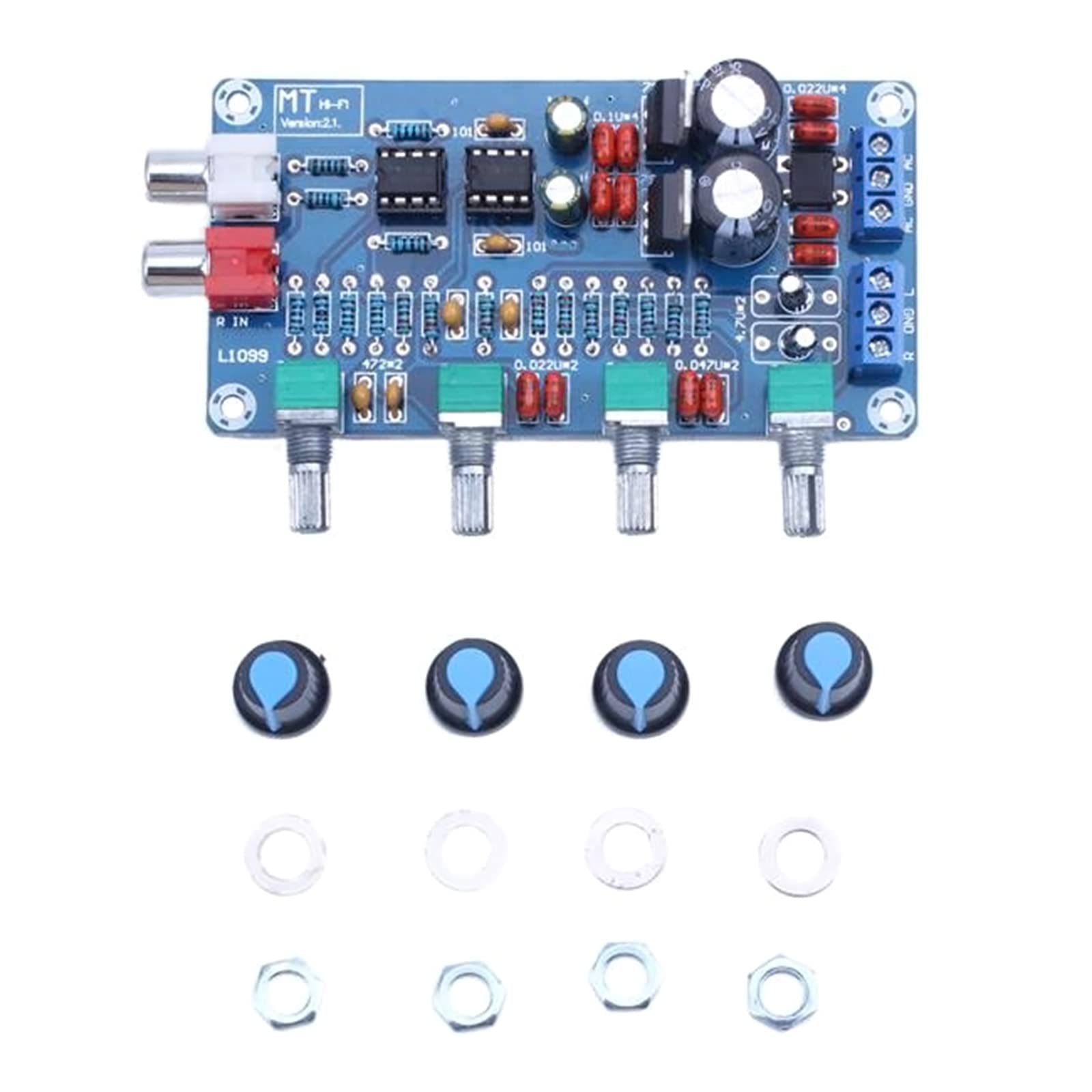 Diarypiece Ne5532 Preamplifier Tone Board Front Board, High And Low Volume Xh-M164 Supply Ac Double 15V