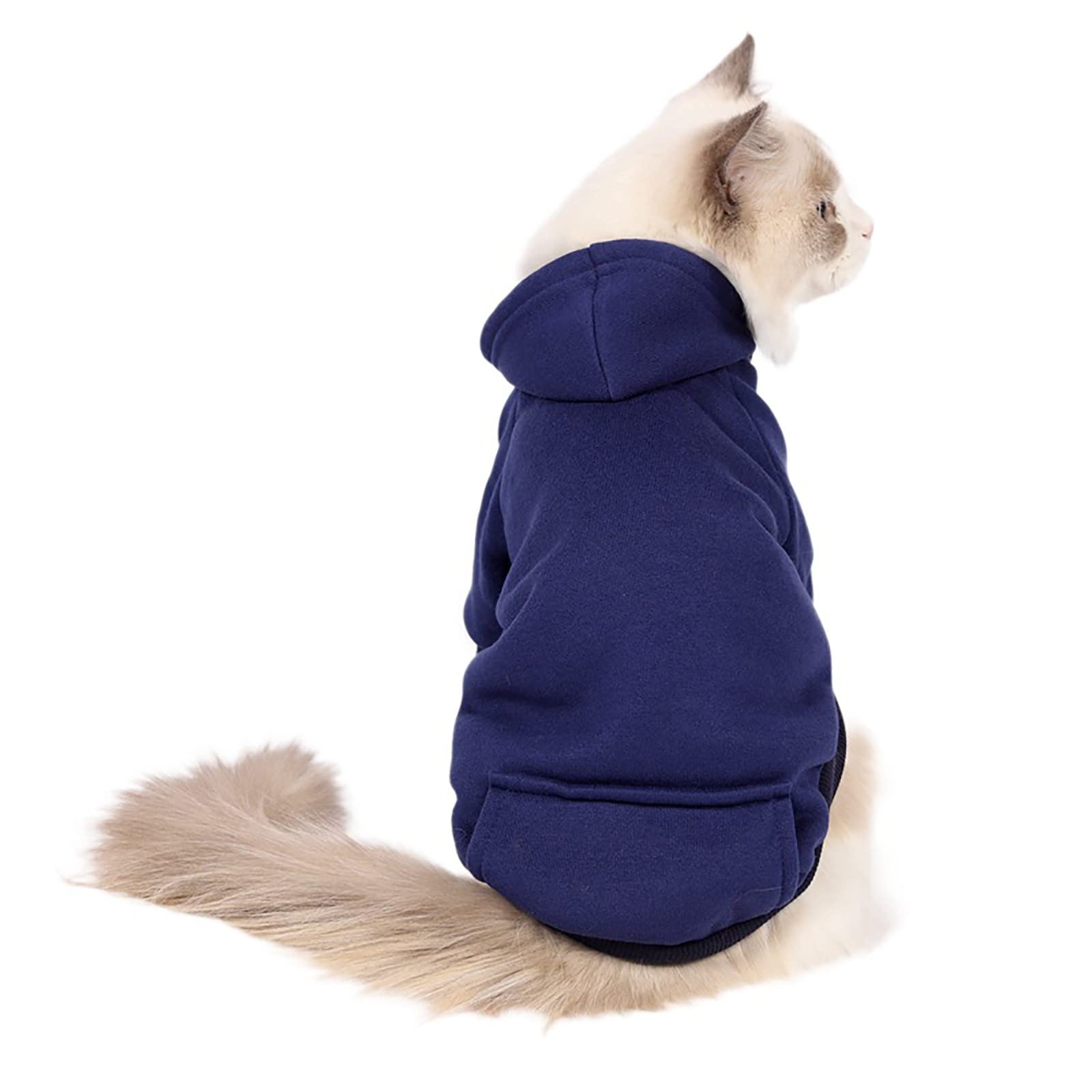 【GRAVER】23SS★ Blue Beanie Dog Perito Sweatshirt Hooded Sweatshirt For Dogs - SPOILED | Wag Trendz®