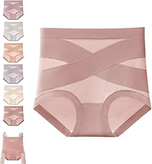 Doveloom - Bragas de algodón para mujer, color rosa y gris, M, Rosa/Gris., M