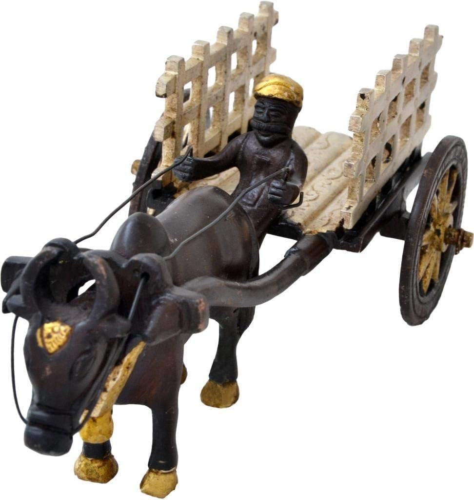 Brass Bullock Cart Showpiece, Show Pieces for Home Decor, Antique Home Decor, Artifacts Vintage, Housewarming Gifts, Standard, Pack