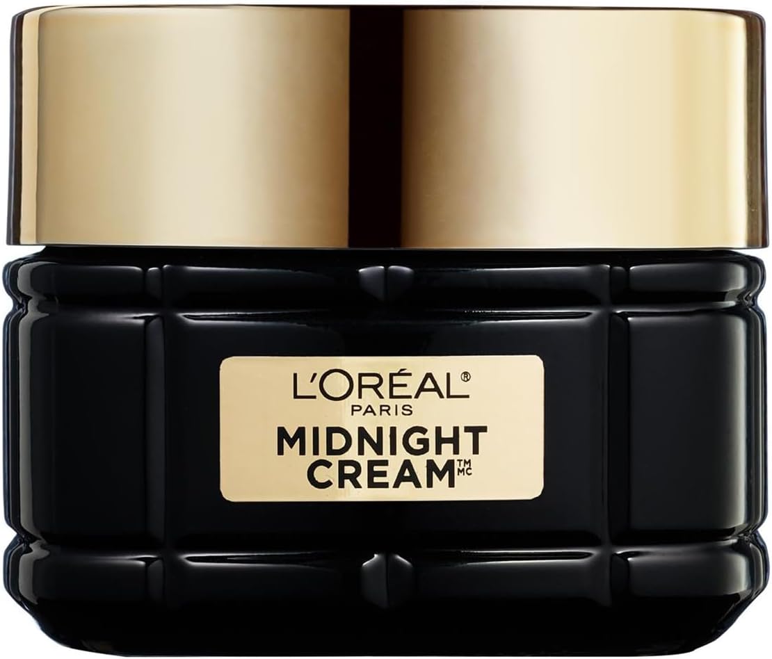 L’Oréal Paris Age Perfect Cell Renew Midnight Cream, Antioxidant Recovery Complex, Firm and Radiant Skin, Reduces Wrinkles, Neohesperidin and Vitamin E, 50ml