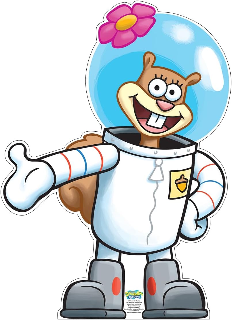 Cardboard People Sandy Cheeks Life Size Cardboard Cutout Standup - Spongebob Squarepants (TV Series)