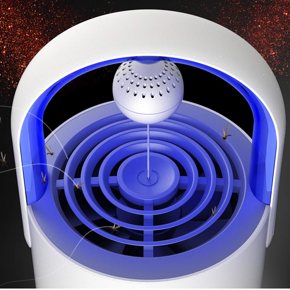 XRX Mosquito Lámpara Hogar Repelente De Mosquitos De Interior Anti-Mosquitos Enchufe En El Dormitorio Trampa De Mosquitos Físico Automático Artefacto White