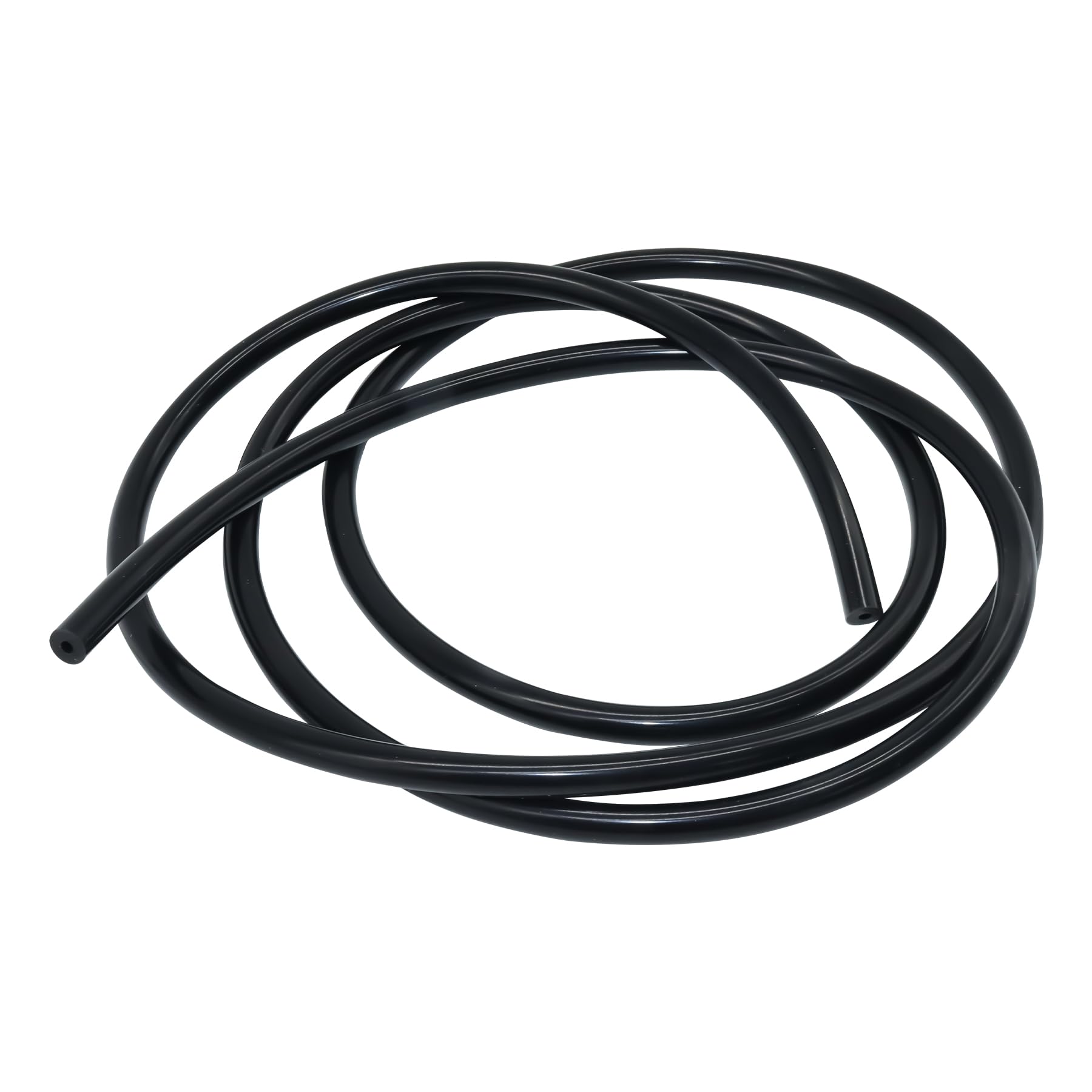 iMeistek Flexible Silicone Tubing,Inner Diameter 3mm,Outer Diameter 7mm,3 Metre Black Silicone Hose for Pumps and Air Hoses