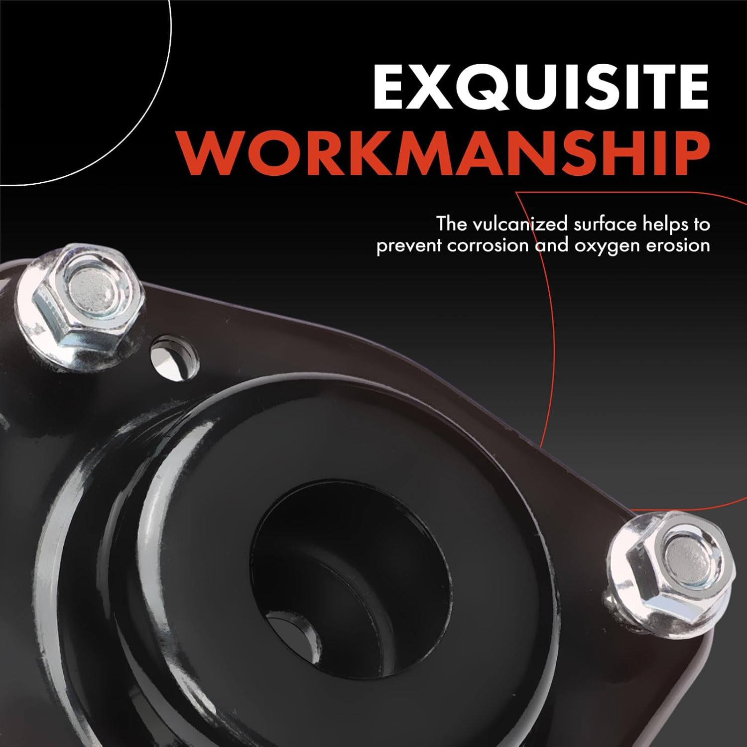 A-Premium Front Suspension Strut Mounts Compatible with Dodge Journey 2009-2020, 2-Pack