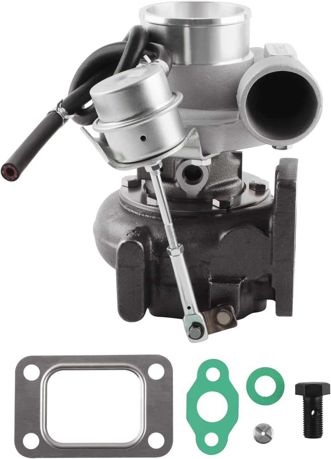 maXpeedingrods T25 GT2871 GT2860 Turbo Turbocharger for 4 cylinder with 1.5L-2.0L Engines, with Dual Ceramic Ball Bearing, Billet Compressor Wheel, for Toyota Honda, Sport SD Series