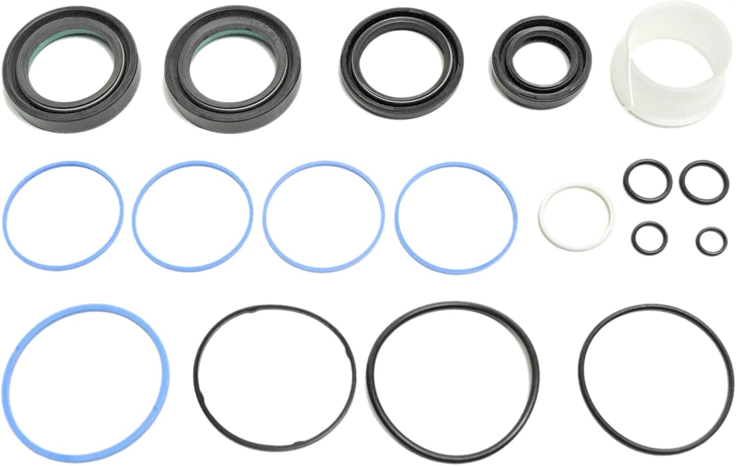 Power Steering Rack and Pinion Seal Kit Compatible with Mazda CX-9 2007-2009 Ford Edge 2007-2014 Lincoln MKX 2007-2014