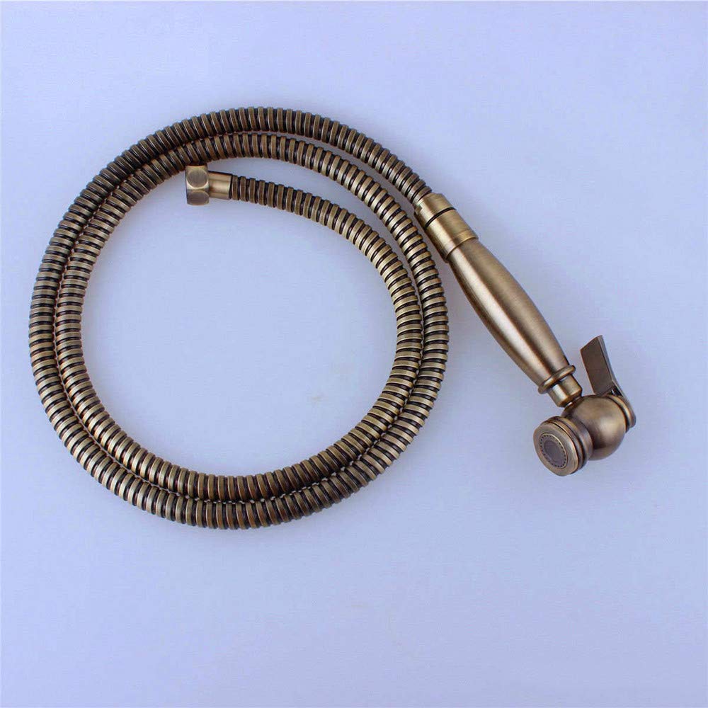 Antieke Bronzen Bidet wc-bril sproeier gun Hygiënisch Douche set Draagbare bidet kraan met messing douche houder 1.5 m slang 13 Antieke Bronzen Bidet wc-bril sproeier gun Hygiënisch Douche set Draagbare bidet kraan met messing douche houder 1.5 m slang 13