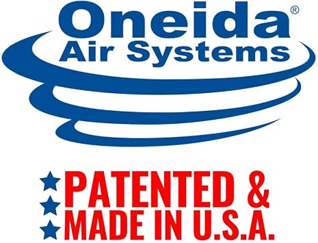 Oneida Air Systems Super Dust Deputy XL 6 Inch Lightweight DIY Cyclone Attachment for 3 to 5HP Single Stage Dust Collector, Accessory Only, Black