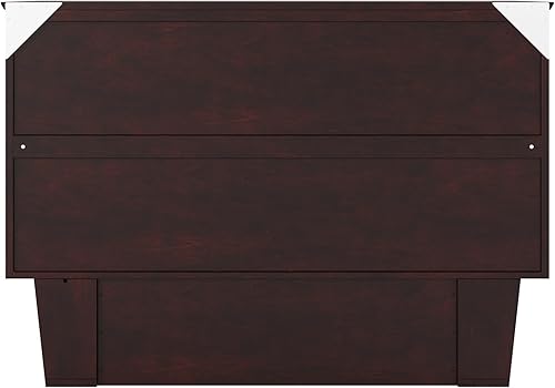 Miniatura 18 de AFI, Monroe - Cómoda de cama matrimonial Murphy con colchón de 6 pulgadas, cajón de almacenamiento y cargador USB integrado, color espresso