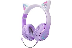Turn the Volume Up on Fun with Mindkoo's Vibrant Cat Ear Headphones