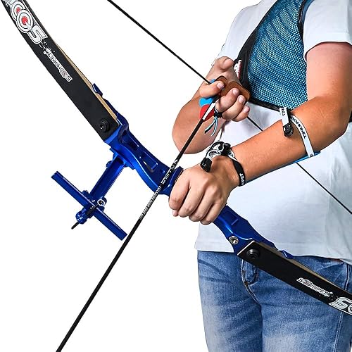 Miniatura 7 de Archery Recurve Bow Sight, SOOHUPET Accessories T Shape Archery Shooting Target Sight Adjustable Bowsight with Optical Fiber Pin Sight for Target