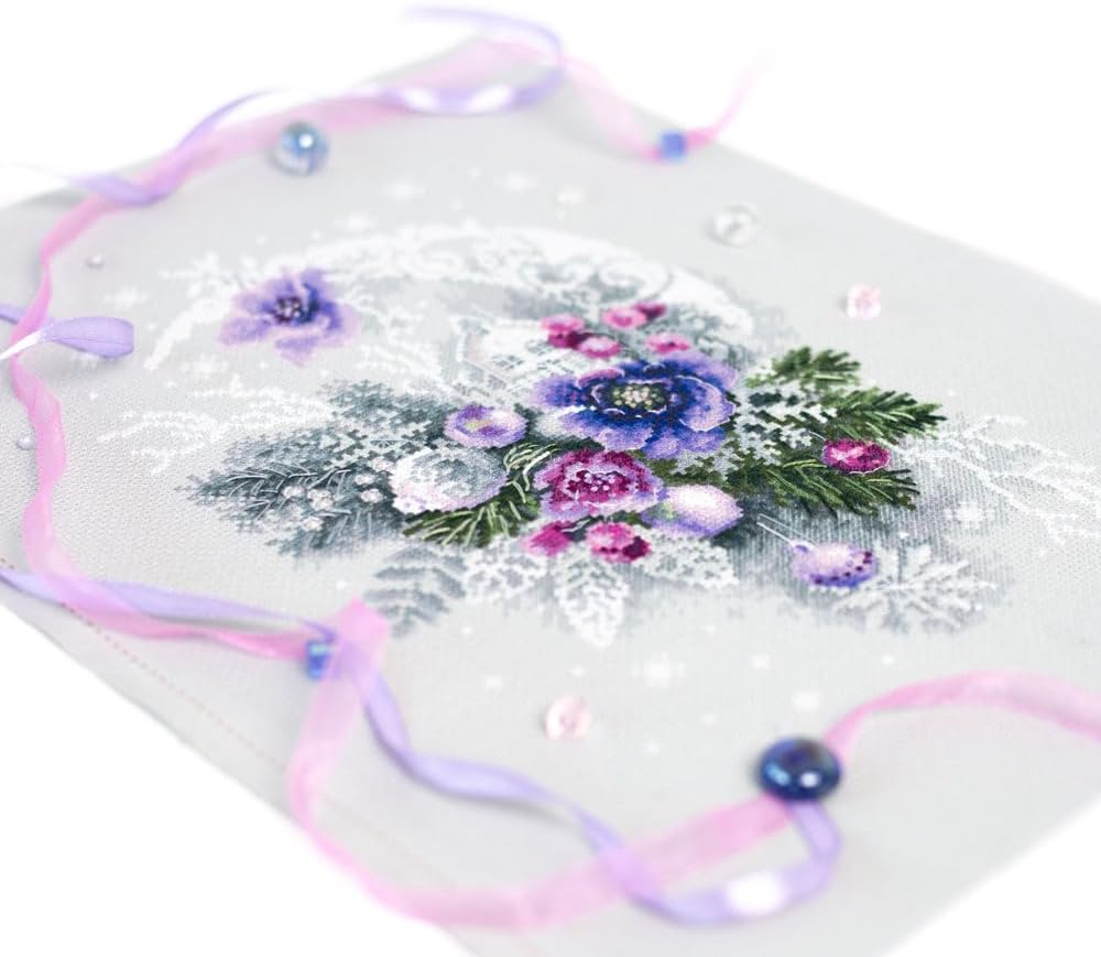 Wizardi Counted Cross-Stitch Kit Frosty Evening 200-242 Magic Needle