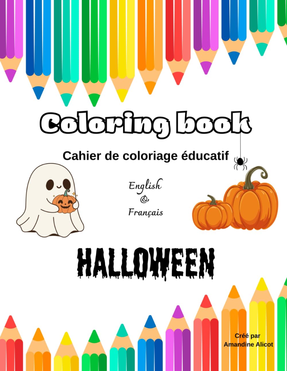 Cahier de coloriage éducatif Halloween
