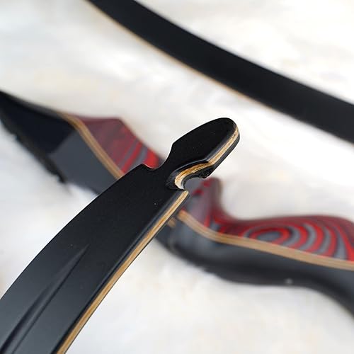 Miniatura 18 de PMZ Newset - Juego de arco y flecha recurvo, kit de arco de caza de tiro con arco de madera de 60 pulgadas, para jóvenes principiantes a prácticas