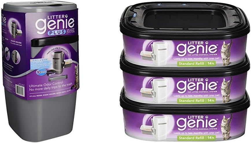 Litter GeniePlus Pail and 3 Refills
