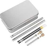 Vista 8 de Carpintería Lineal Scriber Mortaja Calibre Regla Cabeza Doble Cabeza Aleación de Aluminio Mano Carpintero Herramienta Rojo Para Carpintero