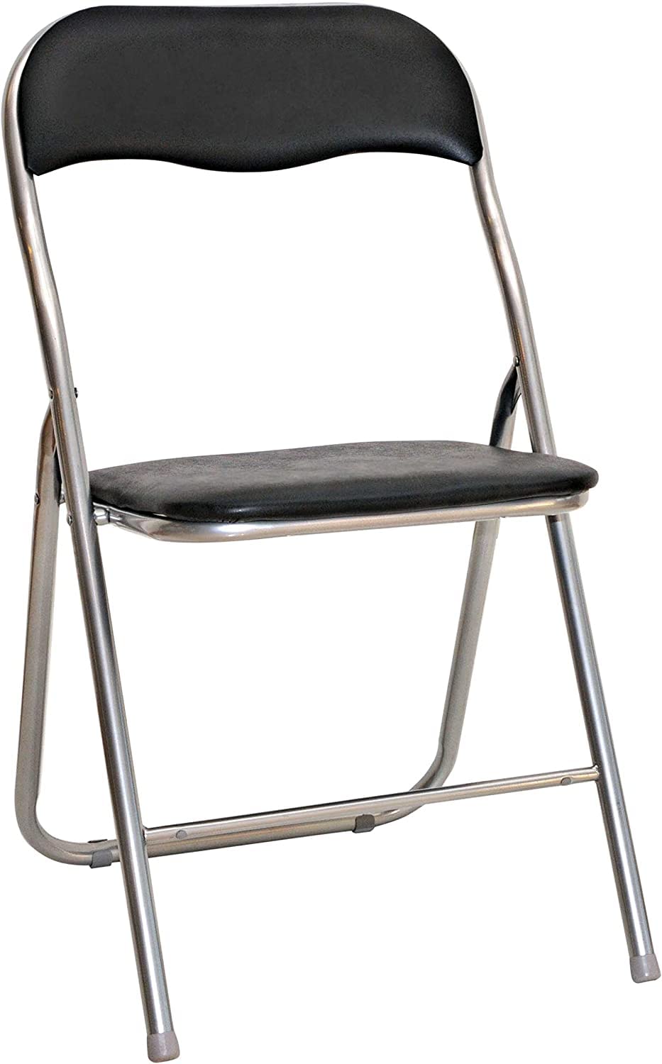 ARANAZ | Silla Plegable Acolchada con Estructura de Metal | Ideales para Hogar, Jardín, Terraza, Tiendas, Oficinas, Colectividades | Sillas de Eventos | Color: Negra | 44.5 X 47.5 X 89 cm