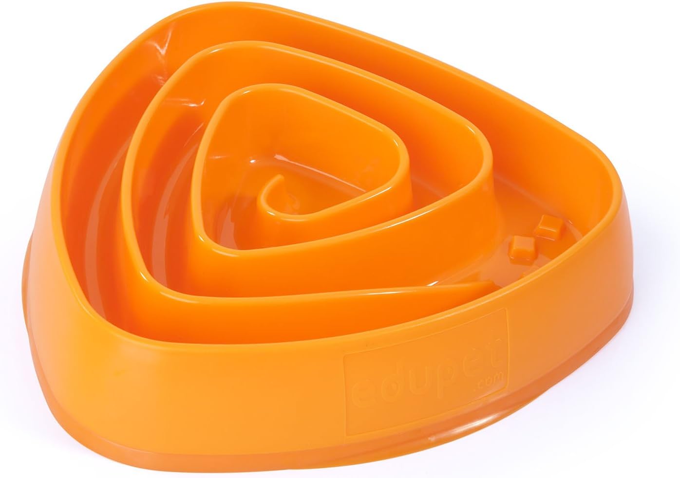 Edupet Slow Feeder, Dog Bowl, Slow Eating, 29,5 cm/11,5 inch, orange