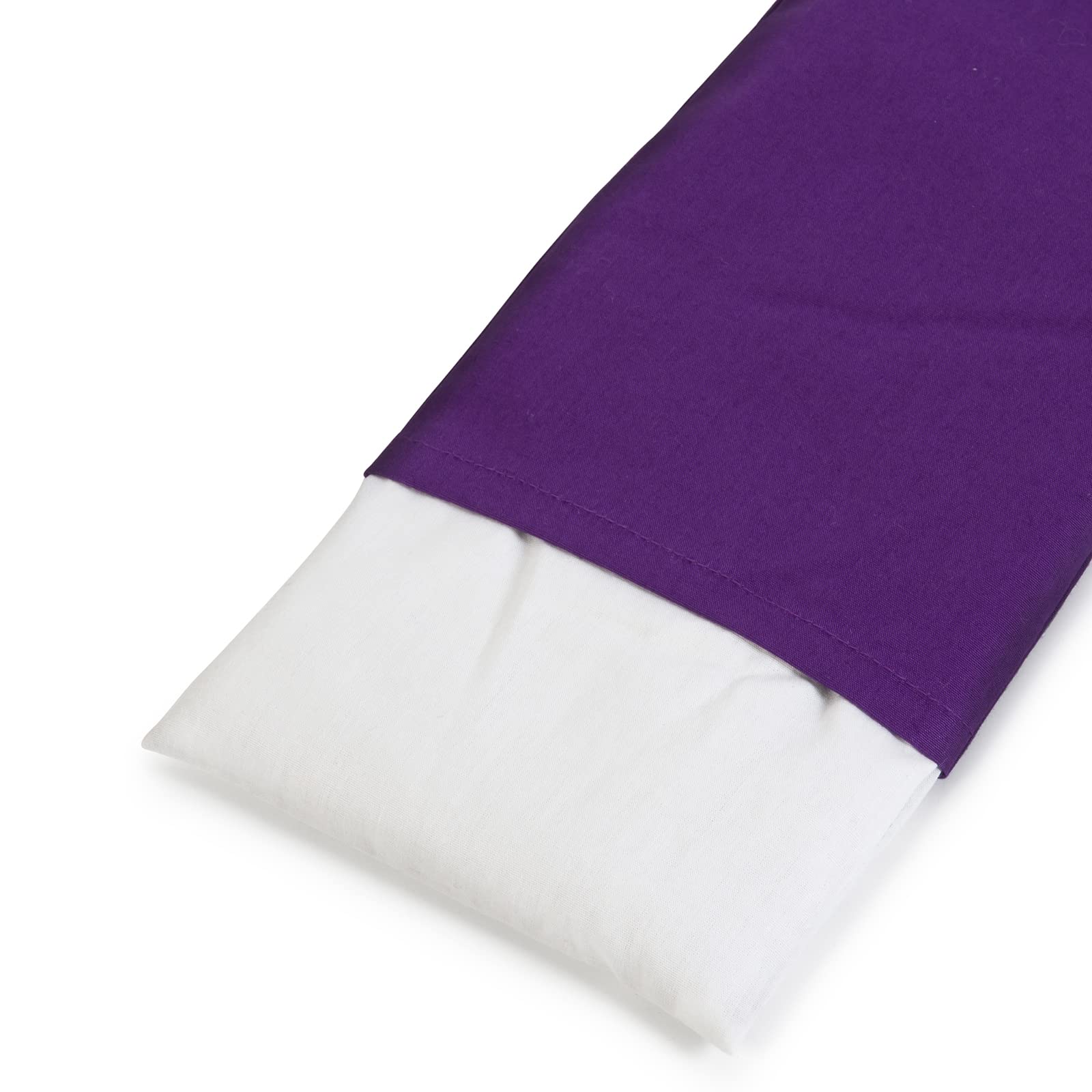 Yoga Studio Coussin pour Les Yeux | Housse 100% Coton Bio | Oreiller de Yoga à la Lavande Bio et graines de Lin | Masque lesté pour Les Yeux pour Le Yoga, la Relaxation, l'aromathérapie, Les Yeux