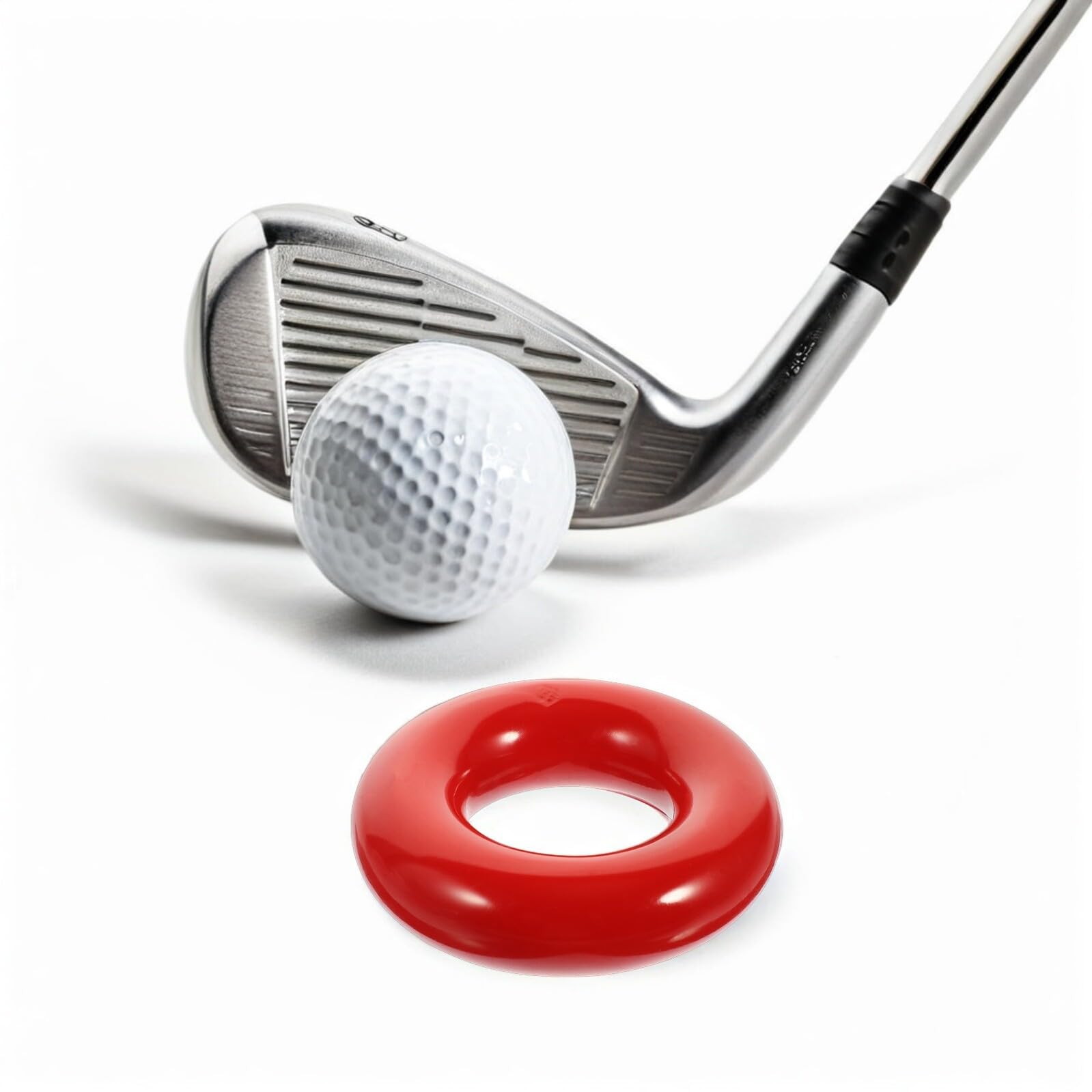 Anillo de Entrenamiento de Golf Peso, 4 Piezas de Hierro Rojo