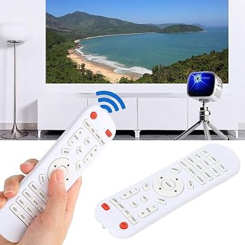 Socobeta Remote Control Projector Remote Control Universal Remote Controller Wireless Remote Control Replacement for Projector