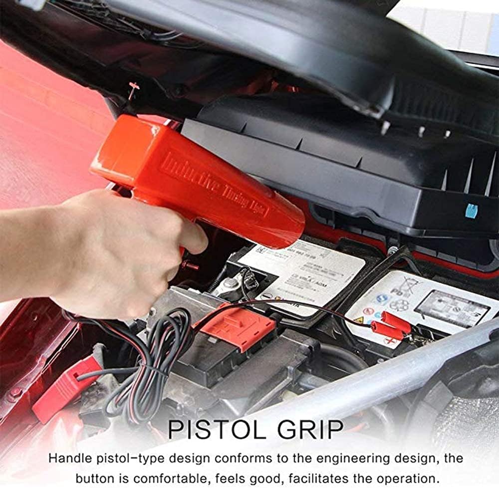Ignition Timing Light Strobe Lamp Inductive Petrol Engine Marine Timing Gun for Car Motorcycle Detection Diagnosis