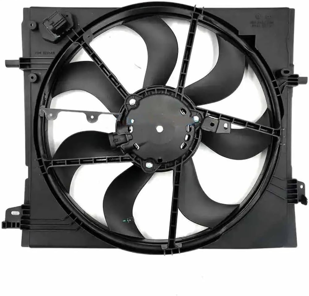 Radiator Fan Motor Assembly for Renault for Kadjar for 21481-4Ea0A 21481-Df30A 21481-4Eb0A 214814Ea0A Electronic Fan Replace