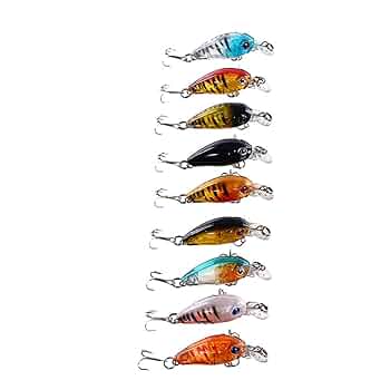 Amazon.co.jp: 【ノーブランド 品】ミニ ミノー釣り ハード