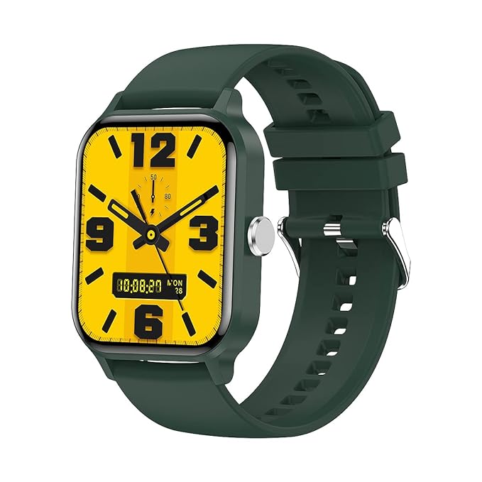 MINIX Storm 1.85 inch HD Full Touch Display I Bluetooth Calling I Voice Assistance I 3 Mini Games I Split Screen I Calculator I 15 Days Standby time (Green) at Rs. 1999