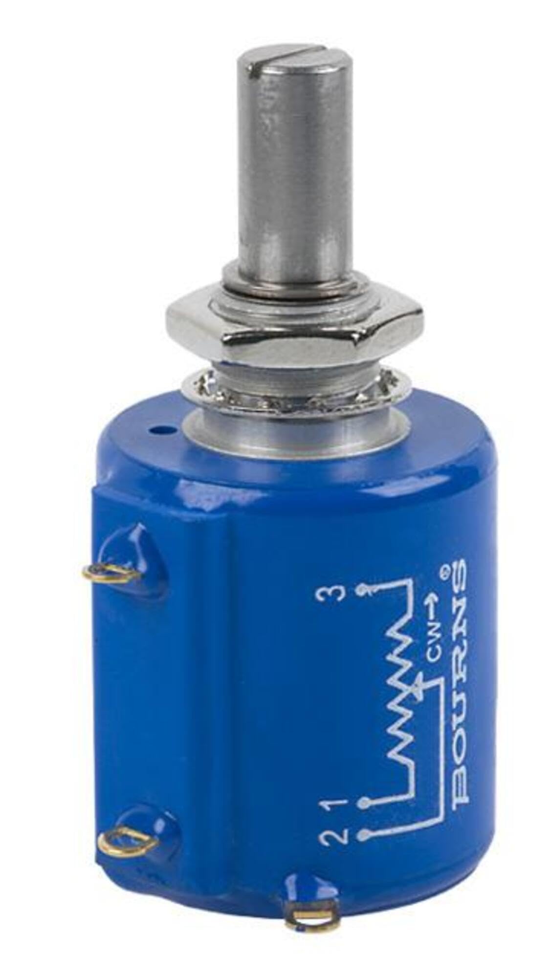 Rotary potenziometro, a filo, 10 kOhm, 2 W, Â ± 3%, 3500S Series, 10 giri, lineare