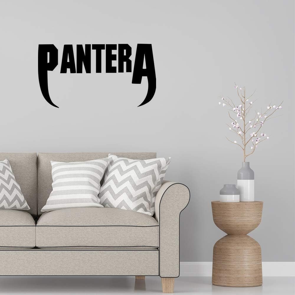 Gadgets Wrap Wall Decals 29CM Wall Stickers Black Color - (Pantera Rock Band)