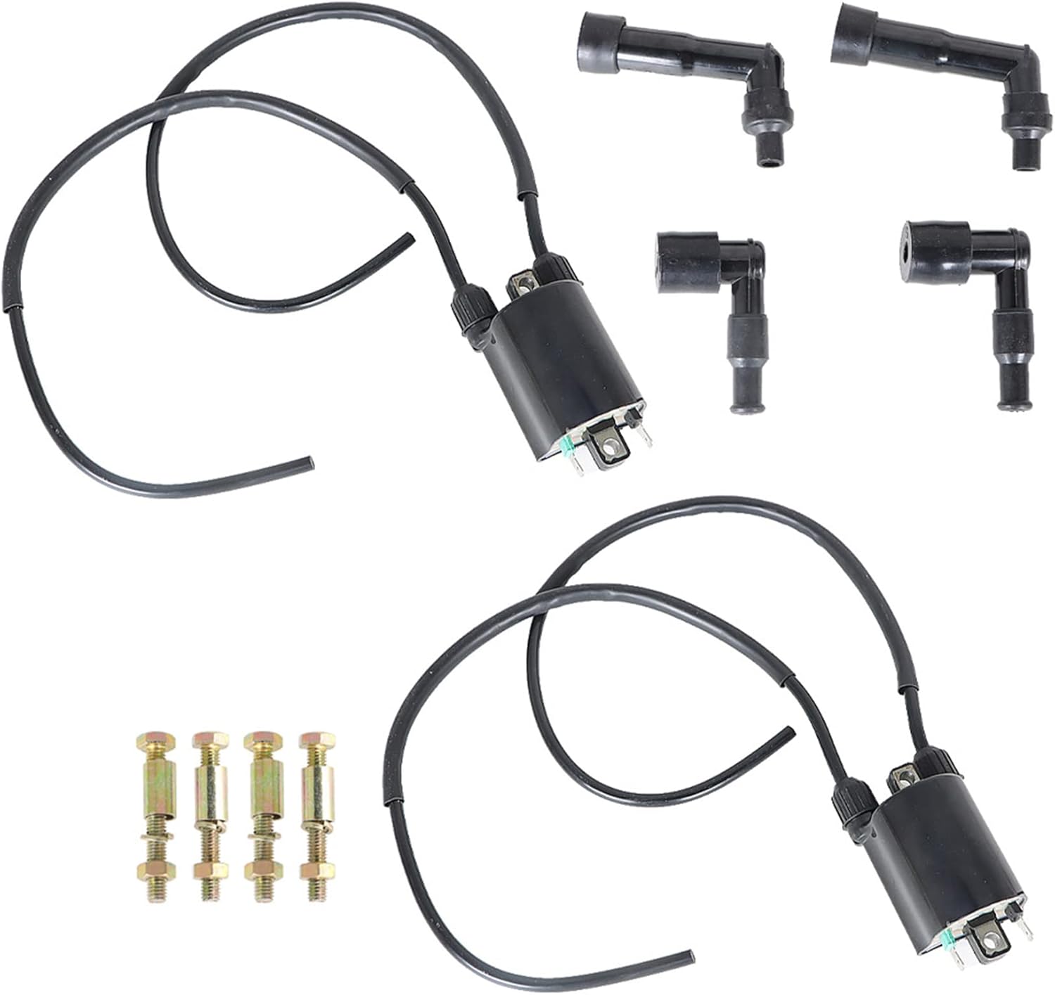 labwork Ignition Coil Wire Cap Kit Replacement for Kawasaki Vulcan 1500 Classic 1997-2008
