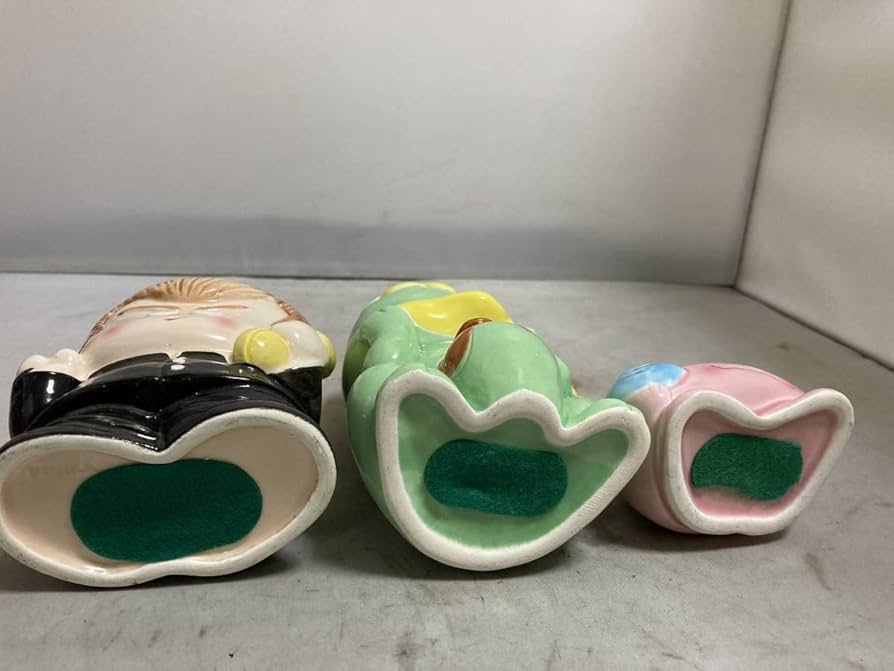 Amazon.co.jp: 昭和レトロキャラクター貯金箱陶器セットデット