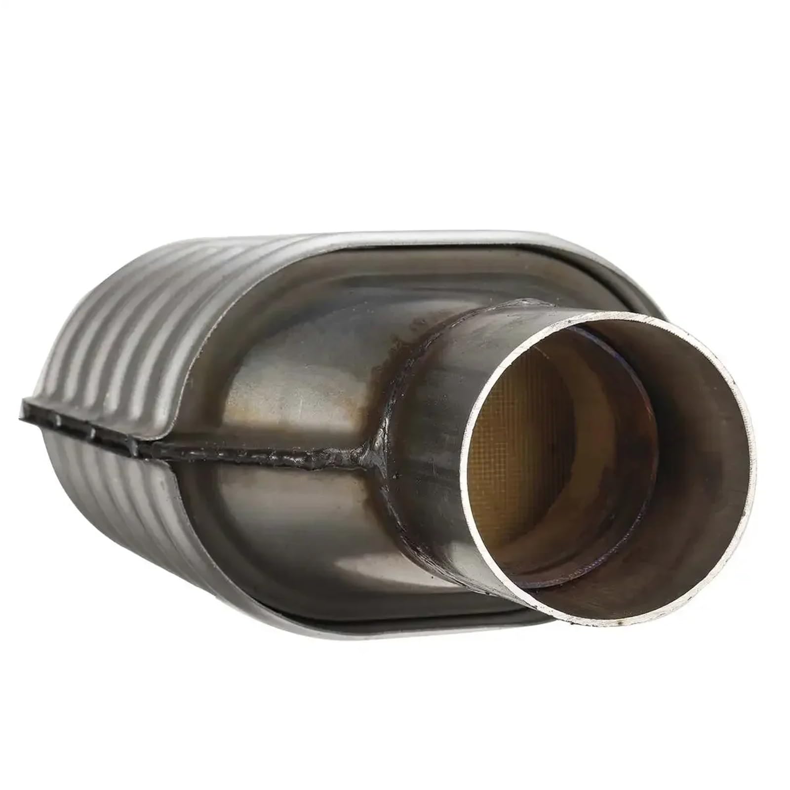 katalizator samochodowy Uniwersalne 2,5"/63mm katalizatory wydechowe ze stali nierdzewnej z osłoną ochronną pasujące do Forda i Chevroleta Silverado
