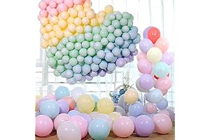 Zesliwy Party Pastel Balloons - 120 Pack Pastel Colorful Latex Balloons