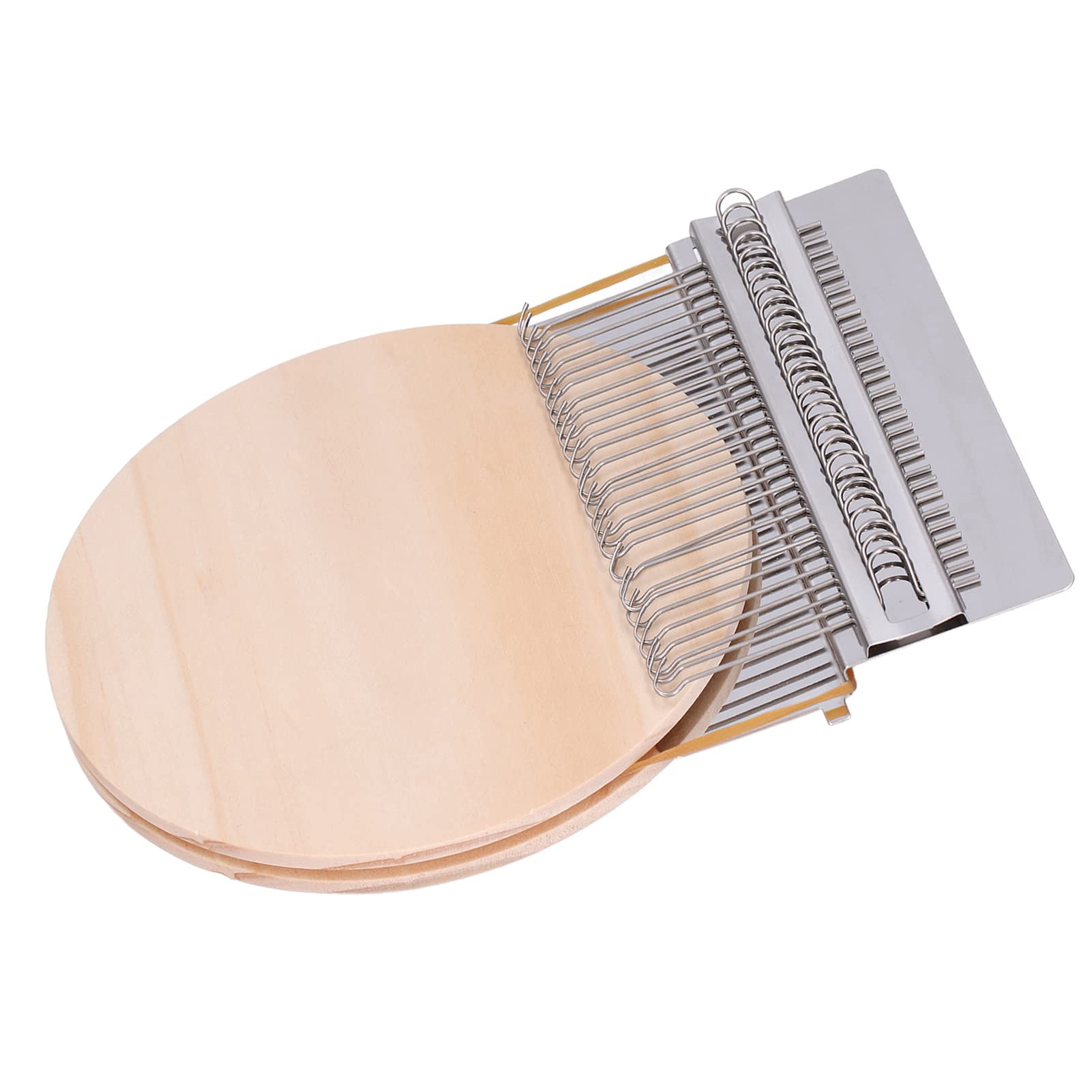 Mini Darning Machine DIY Portable Loom, Knitting Weaving Tool for Household, Sturdy Stainless Steel and Pine Material, Easy to Use with Rubber Bands and Hook for Quick Repair (28 Hooks)