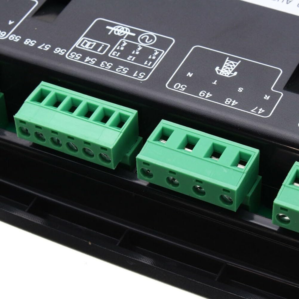 DSE7320 Generatore Diesel Auto Start Controller Modulo per ATS, ABS nero e pannello in metallo con display LCD, relè CC 15A, compatibile con sistemi Deep Sea