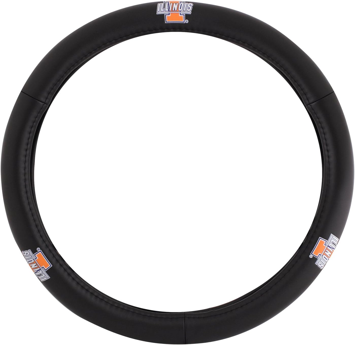 Pilot Alumni Group SWC-912 Leather Steering Wheel Cover (Collegiate Illinois Fighting Illini)