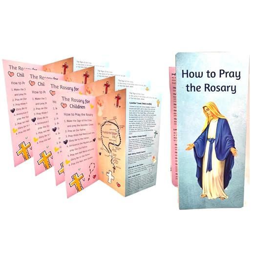 How to Pray the Rosary Guide Pamphlet Bulk Pack Set of 10 Made in USA