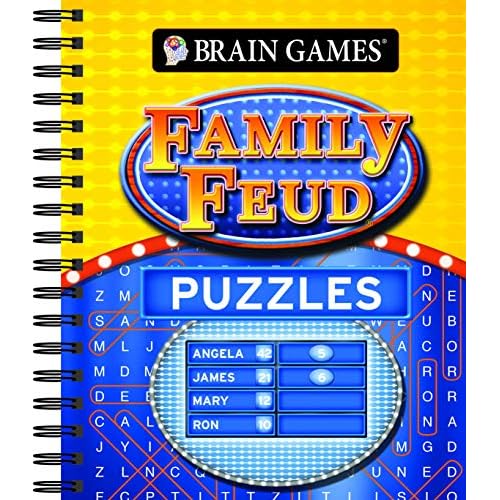 Brain Games – Family Feud Word Search Spiral-bound – January 1, 2020