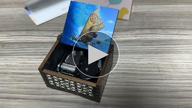 Amazon.com: Pursuestar Wind Up Music Box Moana -How Far I'll Go