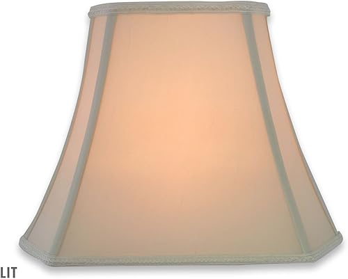 Miniatura 13 de Royal Designs, Inc. Pantalla rectangular para lámpara de diseño de esquina (6.25 x 8 pulgadas) x 11 x 16 x 12 pulgadas, paquete de 1 Beige - 1