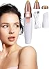 Mobee 2 In 1 Rechargeable Hair Removal Tool Facial Epilator with 2 Heads for All Skin Types