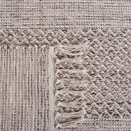 SAFAVIEH Montauk Collection Area Rug - 4' Square, Ivory &