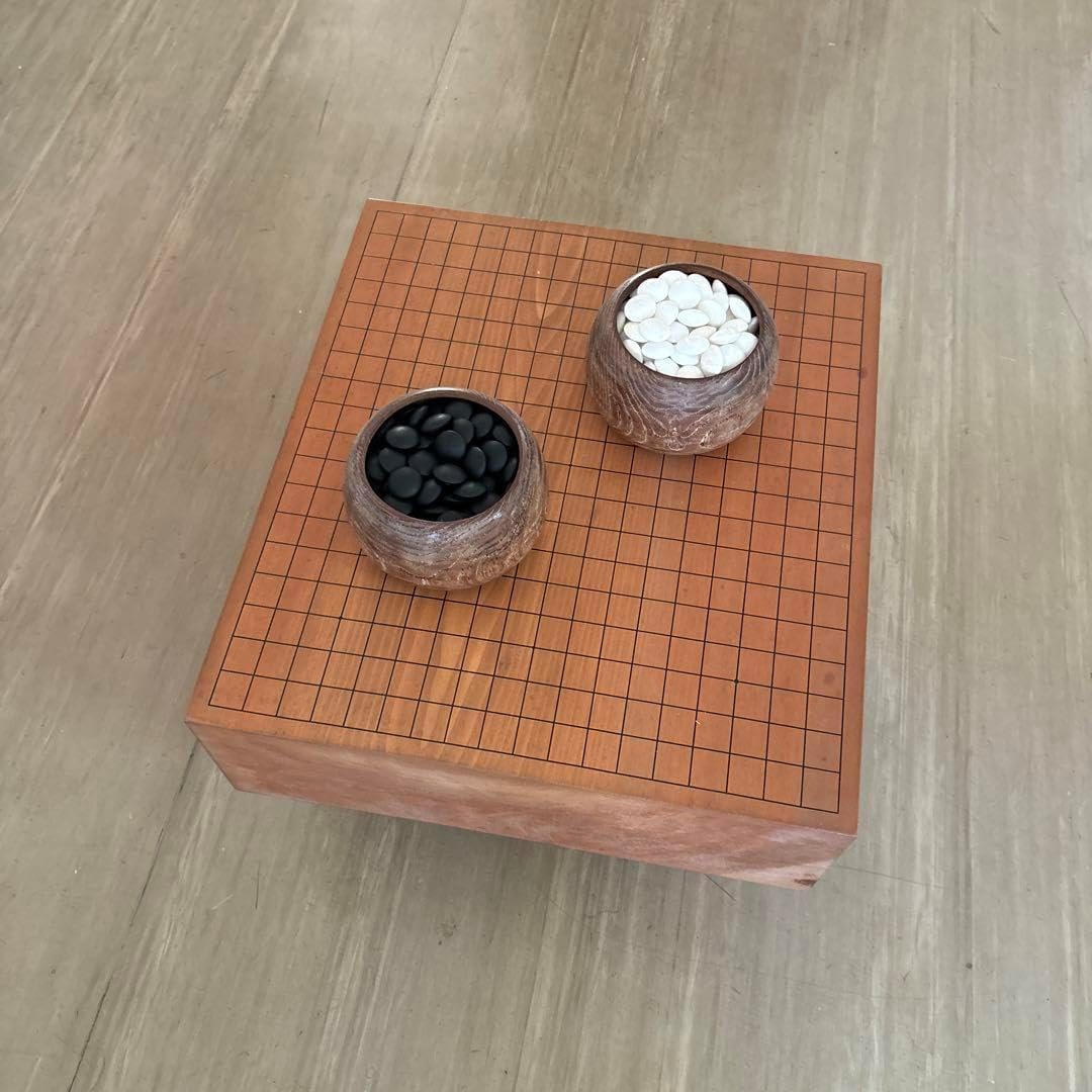 囲碁セット 木製ボードと石